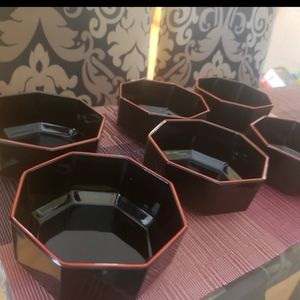 Arcoroc Authentic bowl set 6 pcs vintage 1991
